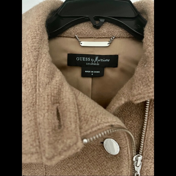 Guess by MARCIANO Wool-Blend Cropped Jacket - Picture 4 of 9